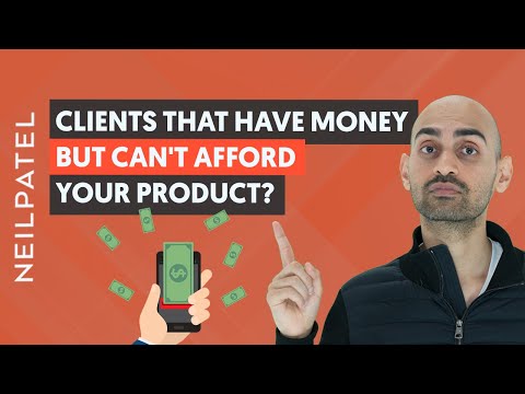 What You Should Do When People Have Money And Cant Afford Your Product | Sales Advice