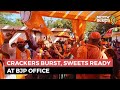 Watch: Crackers Burst, Sweets Ready As BJP Wins In Gujarat