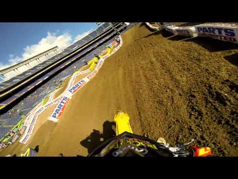 GoPro HD: Jason Anderson Practice Lap 2013 Monster Energy Supercross From San Diego, CA 