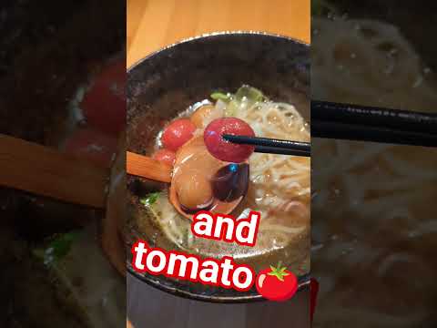 Shlso Tomato Ramen in Berlin! ベルリンで見つけたベリタリアン紫蘇トマト魚介塩ラーメン?!　#ラーメン  #ramen  #berlin