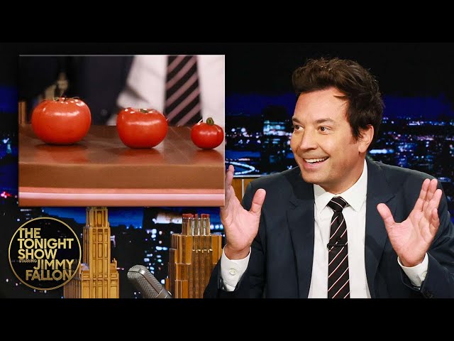 Jimmy Creates the Snack of the Summer with His Beefmaster Tomato | The Tonight Show