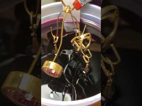 24K Gold plated jewelry electroplating
