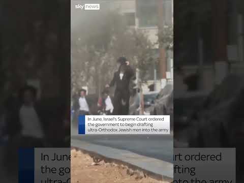 Israeli police clash with ultra-Orthodox protesters
