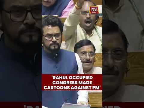 'Rahul Occupied Congress' Made Cartoons Against PM Modi: Anurag Thakur | Operation Sindoor Debate