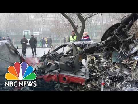 Helicopter crash in Ukraine kills 14 including top government official