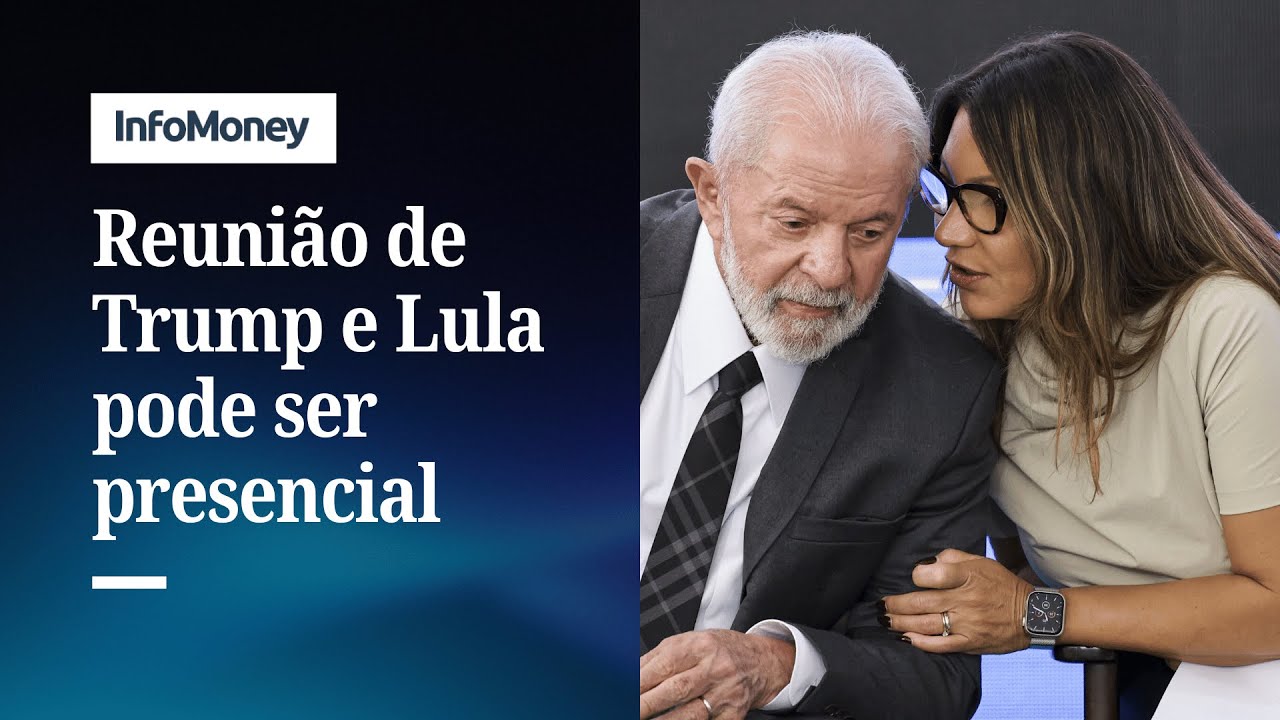 Lula brinca com Janja e indica reunião presencial com Trump | InfoMoney News
