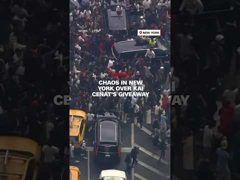Chaos in New York over Kai Cenat’s giveaway