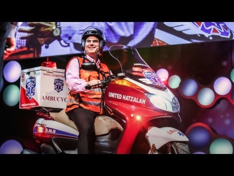 Eli Beer: The fastest ambulance? A motorcycle