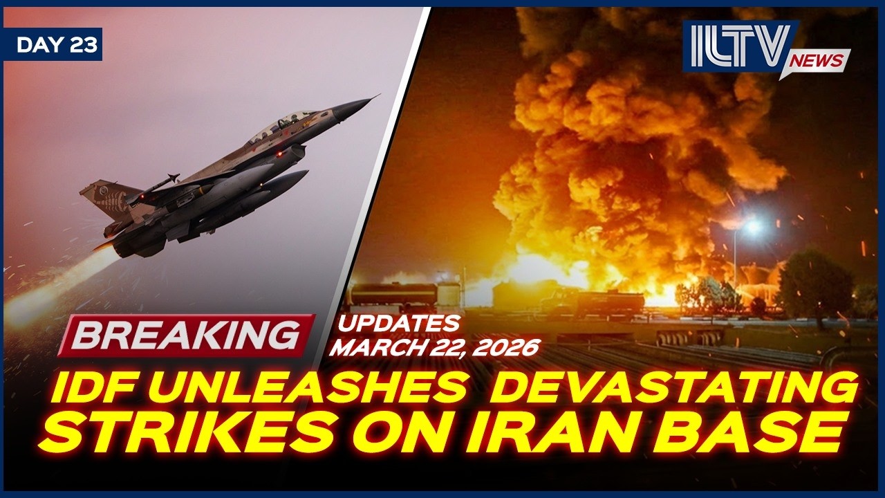 Israel Daily News - March 22, 2026 | One Dead, More than 100 Wounded in Rocket Barrages