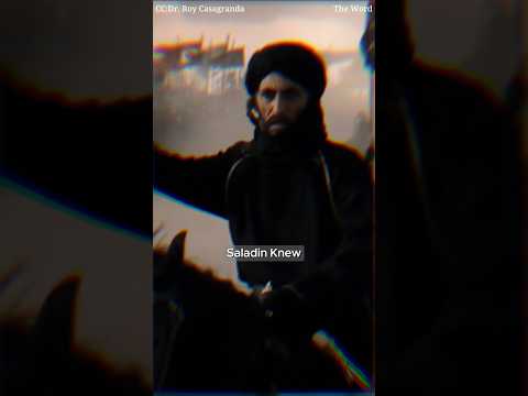 How Salahuddin wanted to solve the problem of the Muslim world.