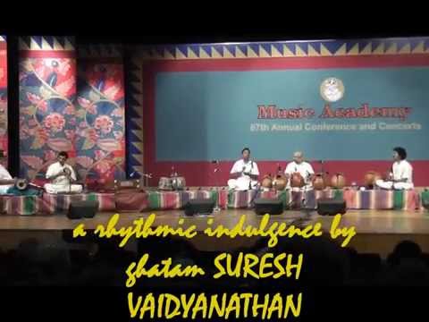 GHATAM Suresh Vaidyanathan - mRittikA vaibhavam Jan 1, 2014 at The Music Academy, Chennai 