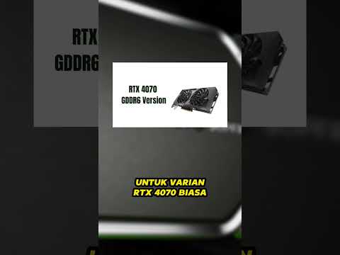 NVIDIA RTX 4070 versi GDDR6 Bakal Hadir!