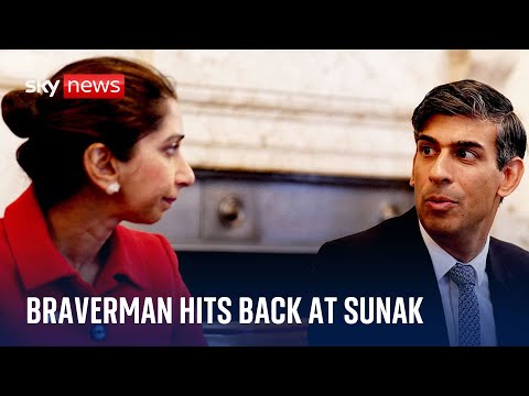 UK: Suella Braverman launches attack on Rishi Sunak