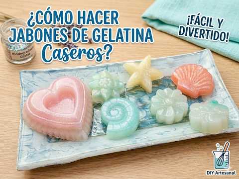 JABONES DE GELATINA: ¿Realmente sirven o  NO? Gana DINERO! JELLY SOAP #diy #soap #creayvende