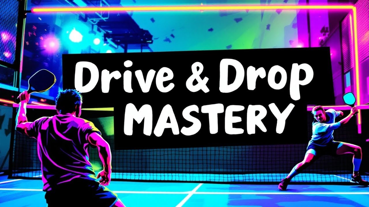 Pickleball Drive Then Drop to Get to the Net