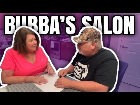 Bubba's Nail Salon: Painting Mom's Nails with Janie Cakes