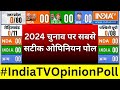 UP Lok Sabha Elections Opinion Poll : यूपी ओपिनियन पोल में BJP ने पलटा पूरा खेल | India TV-CNX