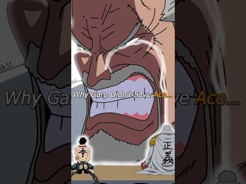Why Garp Didn’t save Ace? One Piece #luffy #ace #garp