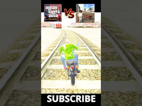 Indian bike driving 3d Vs Indian Theft Auto Game Bike Challenge video #gta #shorts #shortvideos