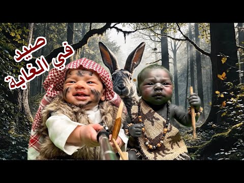 الحياة في الغابة بدون اكل مع فليحان وحميدان توأم الذكاء الاصطناعي