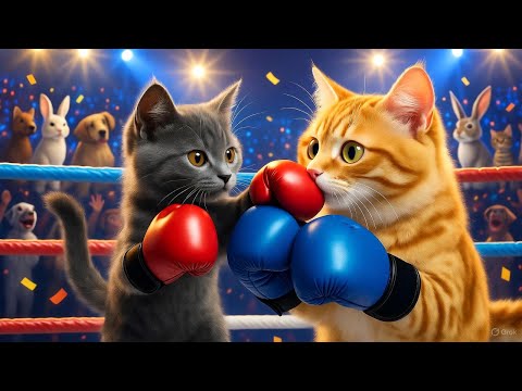 Little Cat’s Big Punch! 🥊✨