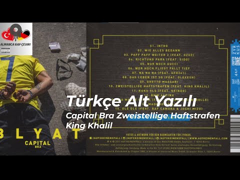 Capital Bra- Zweistellige Haftstrafen (ft.King Khalil) Türkçe Alt Yazılı