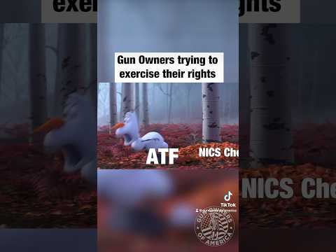 Gun Owners trying to exercise their rights… #guncontrol #atf