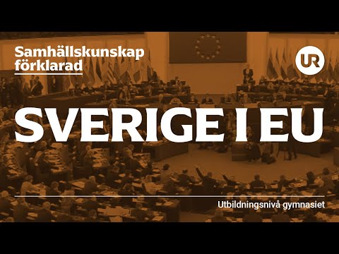 Sverige i EU | SAMHÄLLSKUNSKAP FÖRKLARAD | Gymnasiet