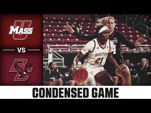 UMass vs. Boston College Condensed Game | 2023-24 ACC Women’s Basketball