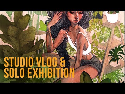 Solo Exhibition Vlog & Update // Jacquelindeleon