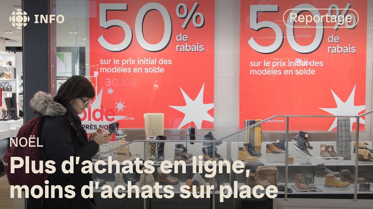 Les soldes de l'après Noël, moins achalandées qu'avant