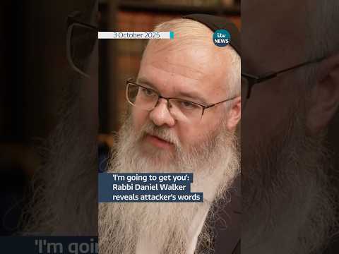 'I'm gonna get you': Rabbi recalls moment attacker tried to force his way into Manchester synagogue