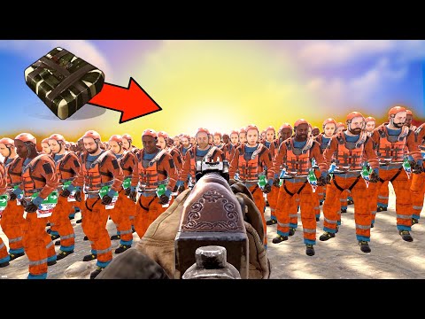 TIMED EXPLOSIVE CHARGE VS. 100 FULL METAL KIT PLAYERS...