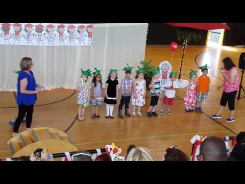 Mason's Preschool Graduation. What a goof!