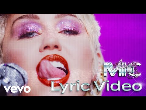 Miley Cyrus - Midnight Sky (Lyric Video)