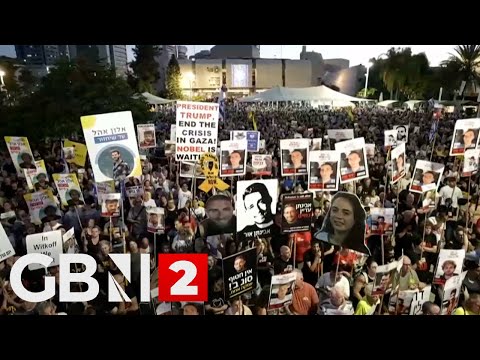WATCH: Thousands of Israelis rally against the Netanyahu government