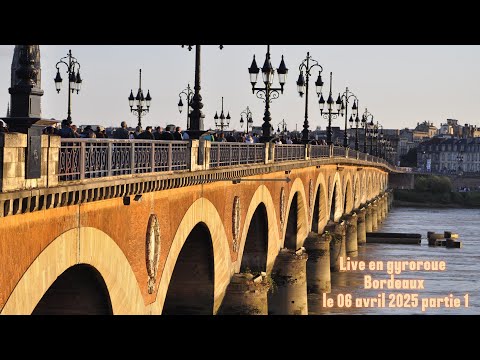 Balade en gyroroue dans bordeaux le 06 avril 2025  partie 1