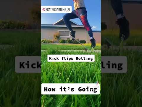 Kickflip Progression Video with Skater Trainers - Get Tricks Faster #shorts #skatertrainer