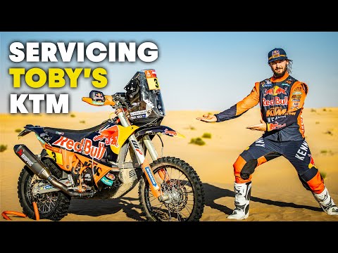 Dakar Rally Motorcycle Service: Refreshing Toby Price\'s KTM 450 Rally