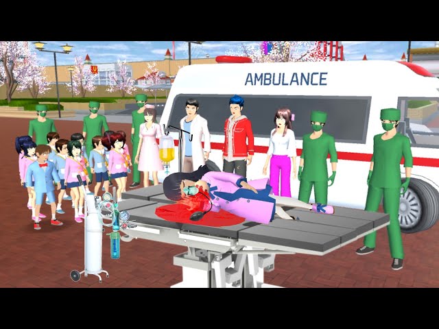ANGEL KEHABISAN DARAH KRITIS MASUK RUMAH SAKIT || Drama Sakura School Simulator