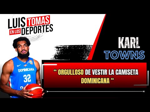 Karl Towns Orgulloso de Vestir La CamiseTa Dominicana #Cortesia de #LauraBonelly..