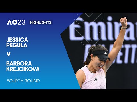 Jessica Pegula v Barbora Krejcikova Highlights | Australian Open 2023 Fourth Round