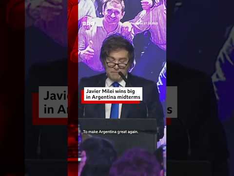 Javier Milei wins big in Argentina midterms. #Argentina #BBCNews