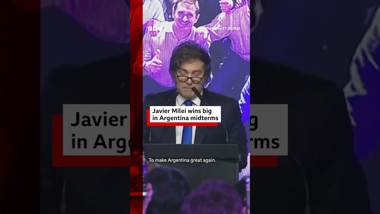 Javier Milei wins big in Argentina midterms. Argentina BBCNews