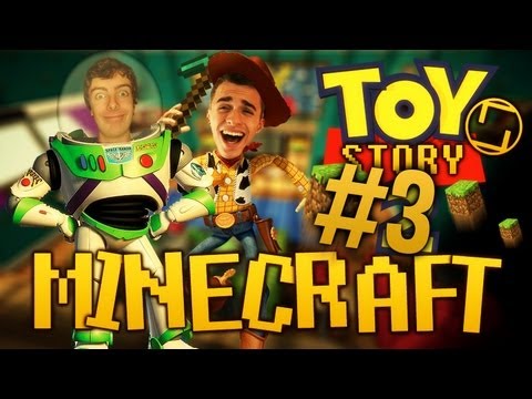 Toy Story sur Minecraft - On est des jouets avec Squeezie ! - Épisode 3