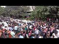 Actor Puneeth Rajkumar’s fans in large number gather outside hospital in Bengaluru