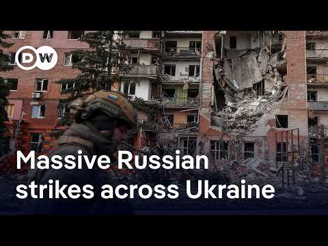 Massive Russian arial attacks across Ukraine, Zelenskyy renews call for truce | DW News