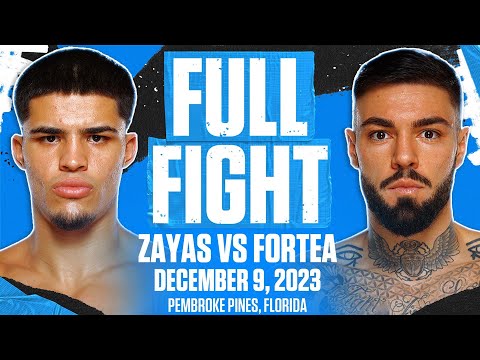 Xander Zayas vs Jorge Fortea | FULL FIGHT | DEC 9, 2023 | DEVASTATING BODY SHOT KO