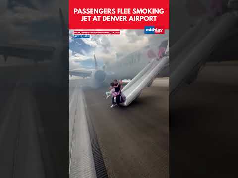 American Airlines Flight Evacuated After Landing Gear Scare  airplane viral 17 thousand views  play Short