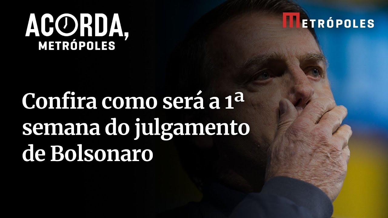 Confira como será a 1ª semana do julgamento de Bolsonaro